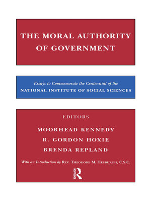 cover image of The Moral Authority of Government